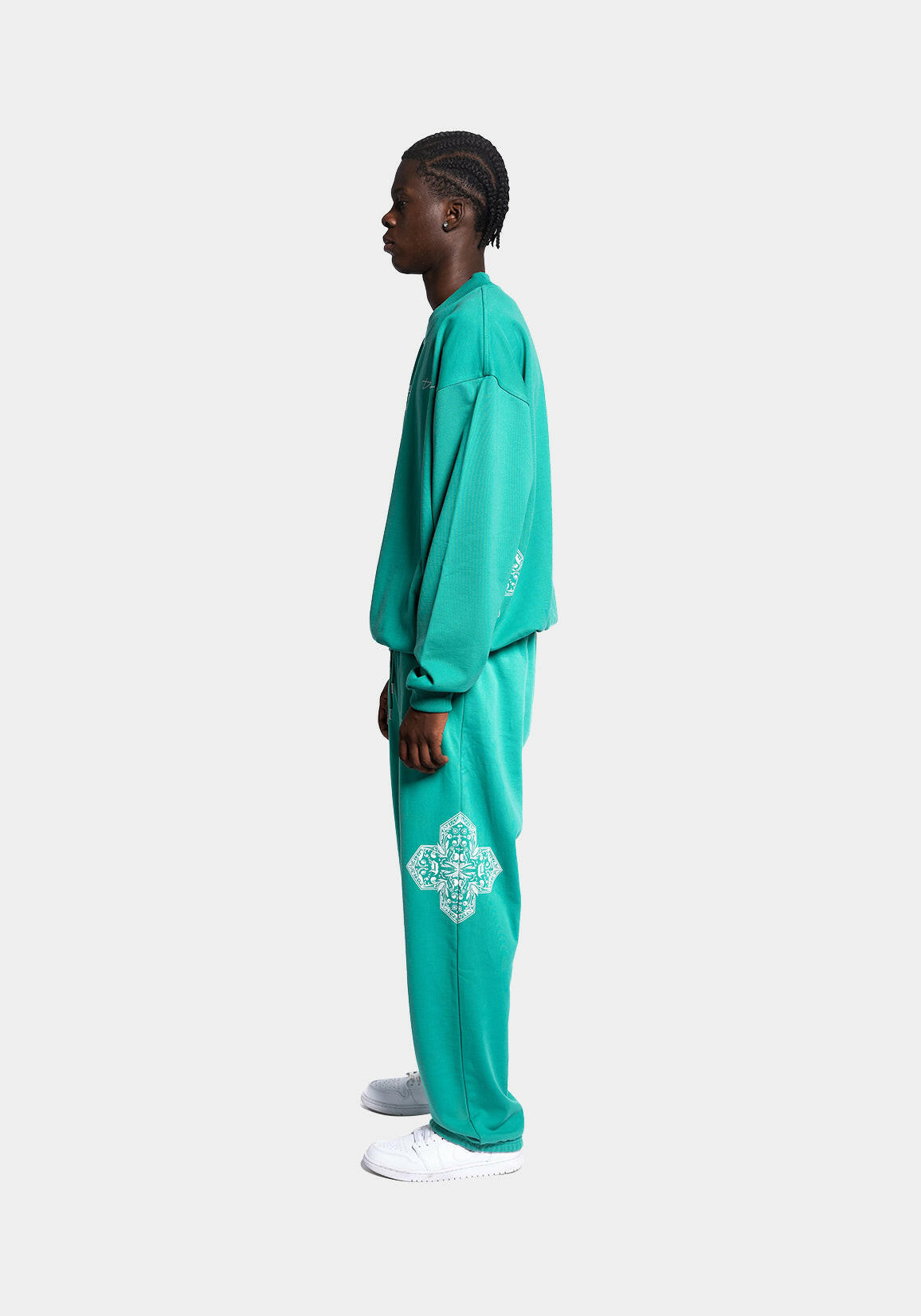 DCDR EMERALD GREEN SWEATPANTS.