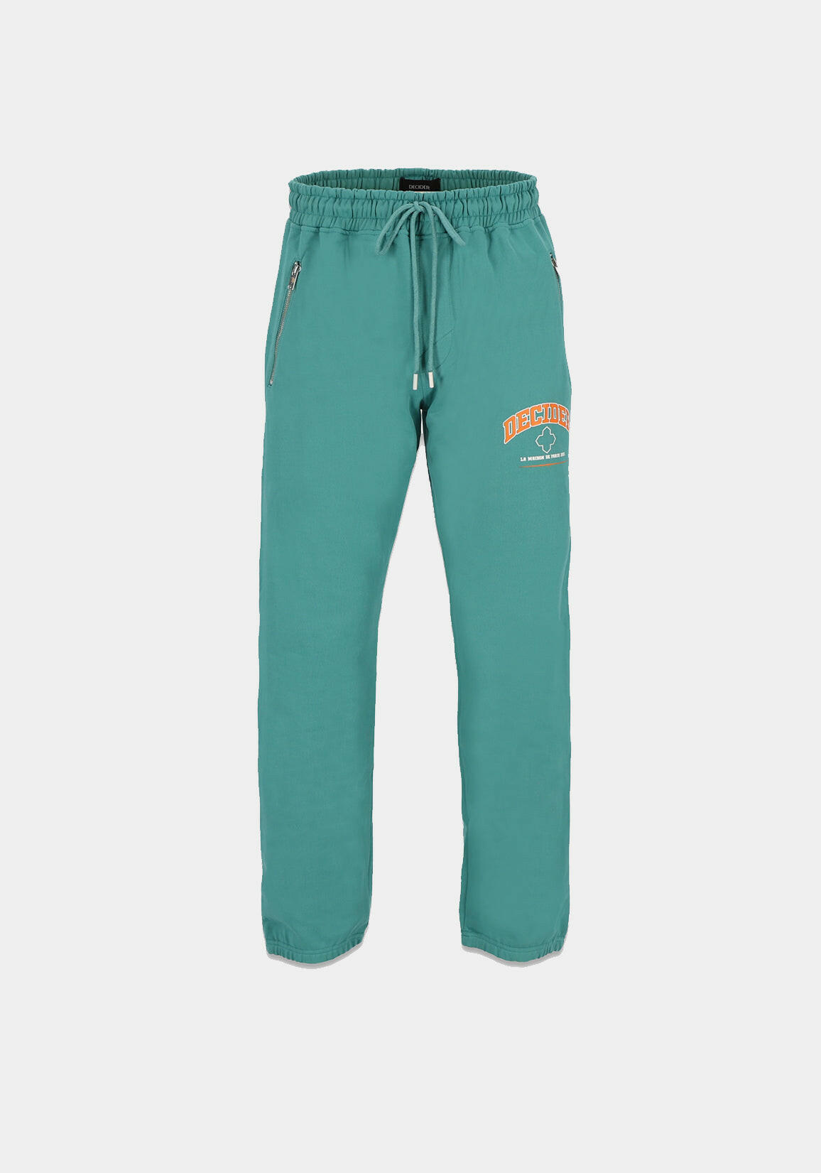 DCDR GREEN SWEATPANTS.