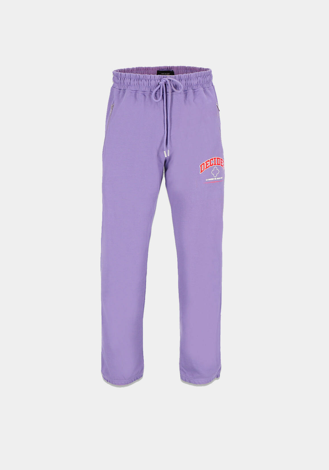 DCDR PURPLE SWEATPANTS.