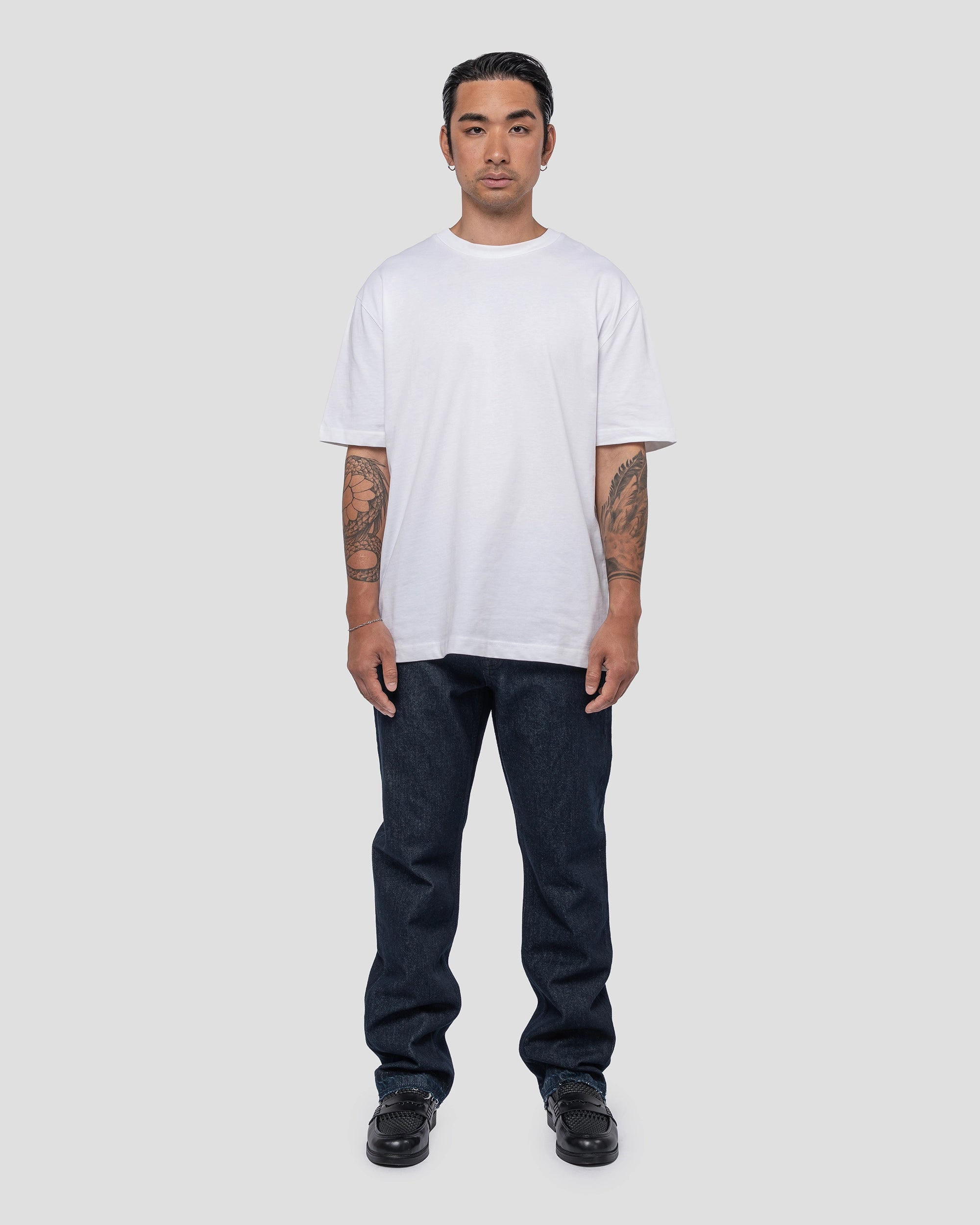 Raw Denim Jeans Indigo