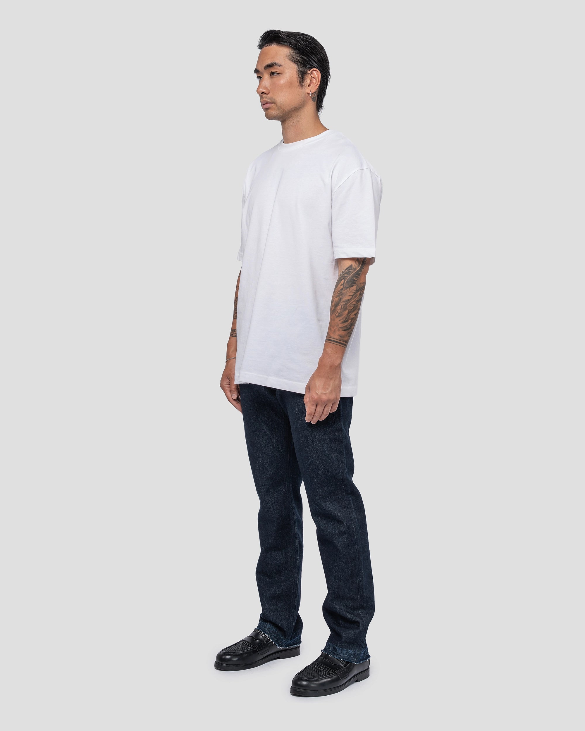 Raw Denim Jeans Indigo