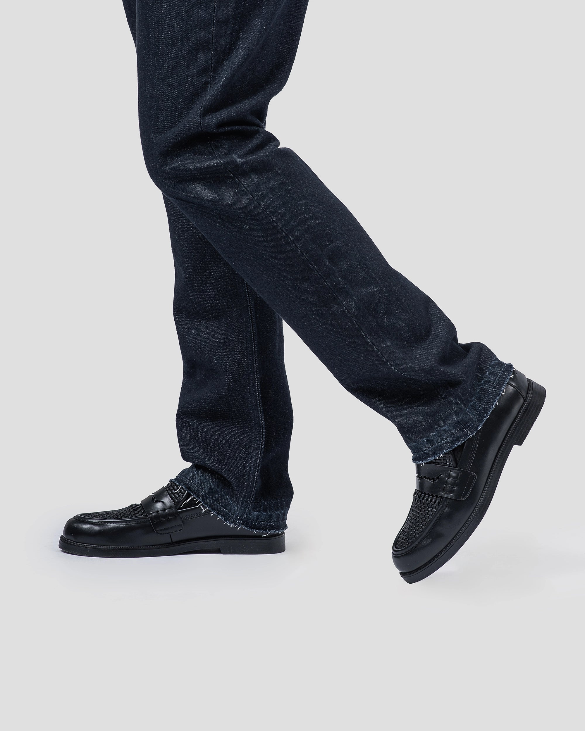Raw Denim Jeans Indigo