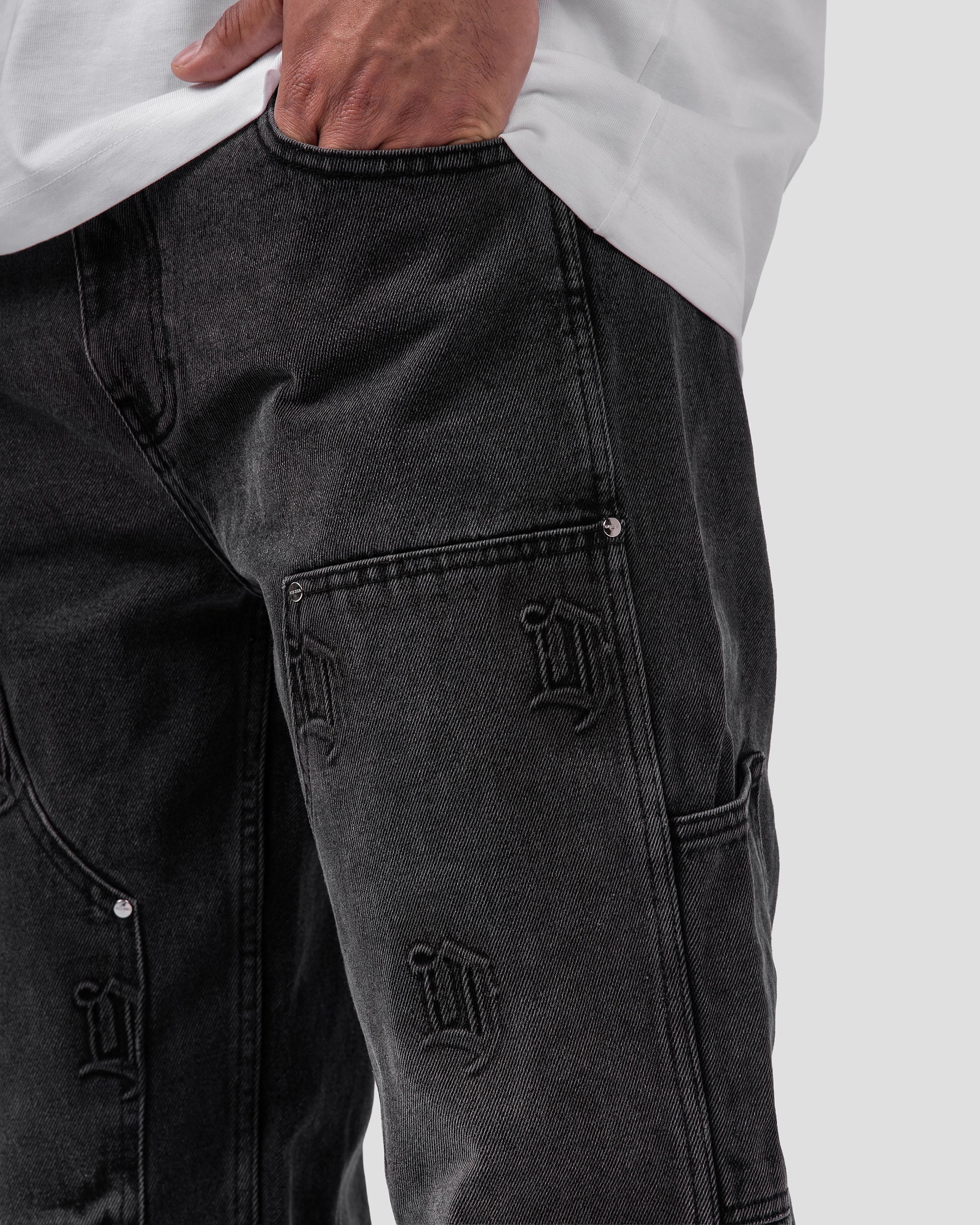 Baggy Jeans Schwarz